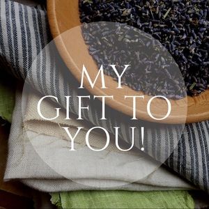 FREE handmade lavender sachet with every order!